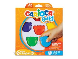 Carioca Baby 1+ Teddy wax crayons