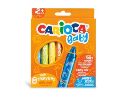 Carioca Baby 2+ Wild wax crayons