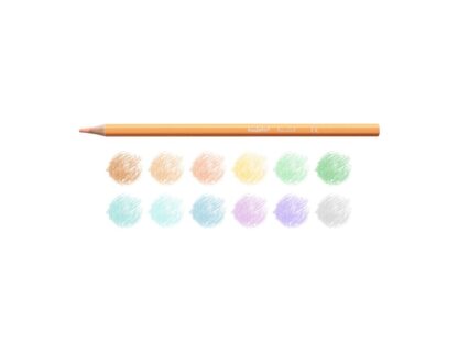 CARIOCA Pastel Colored Pencils Plastic Box 12 pcs - Image 2