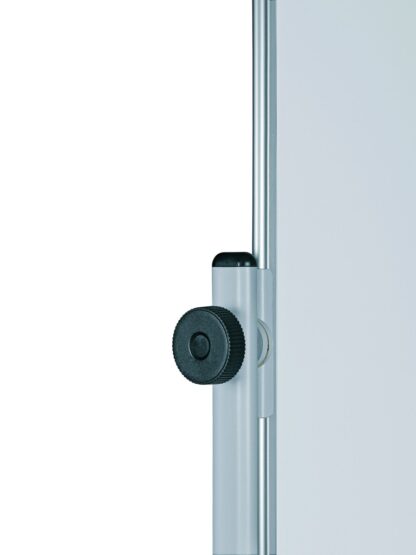Horizontal pivoting magnetic ceramic whiteboard with aluminium frame 120 x 90 cm - Image 3