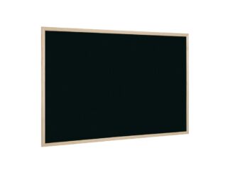 Black chalk board with pine frame, 60x40cm