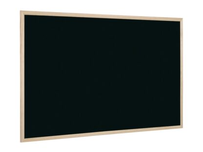 Black chalk board with pine frame, 80x60cm